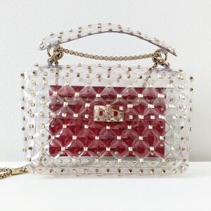 Valentino Garavani Plexi Rockstud Spike Bag